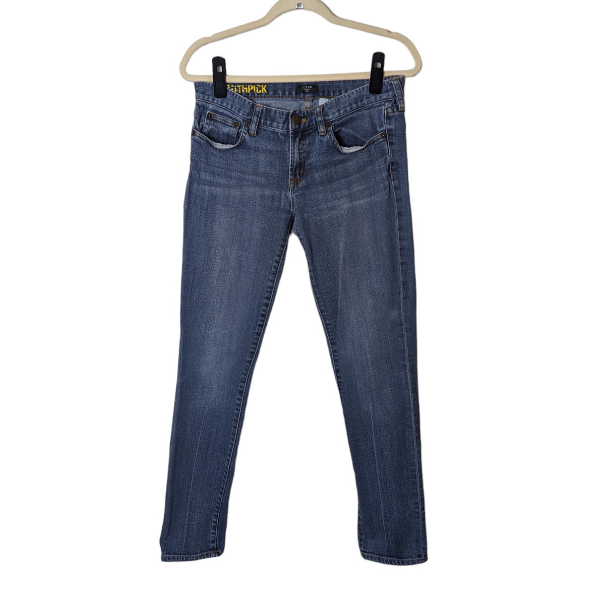 J.Crew Womens Medium Wash Toothpick Skinny Jeans Size 29